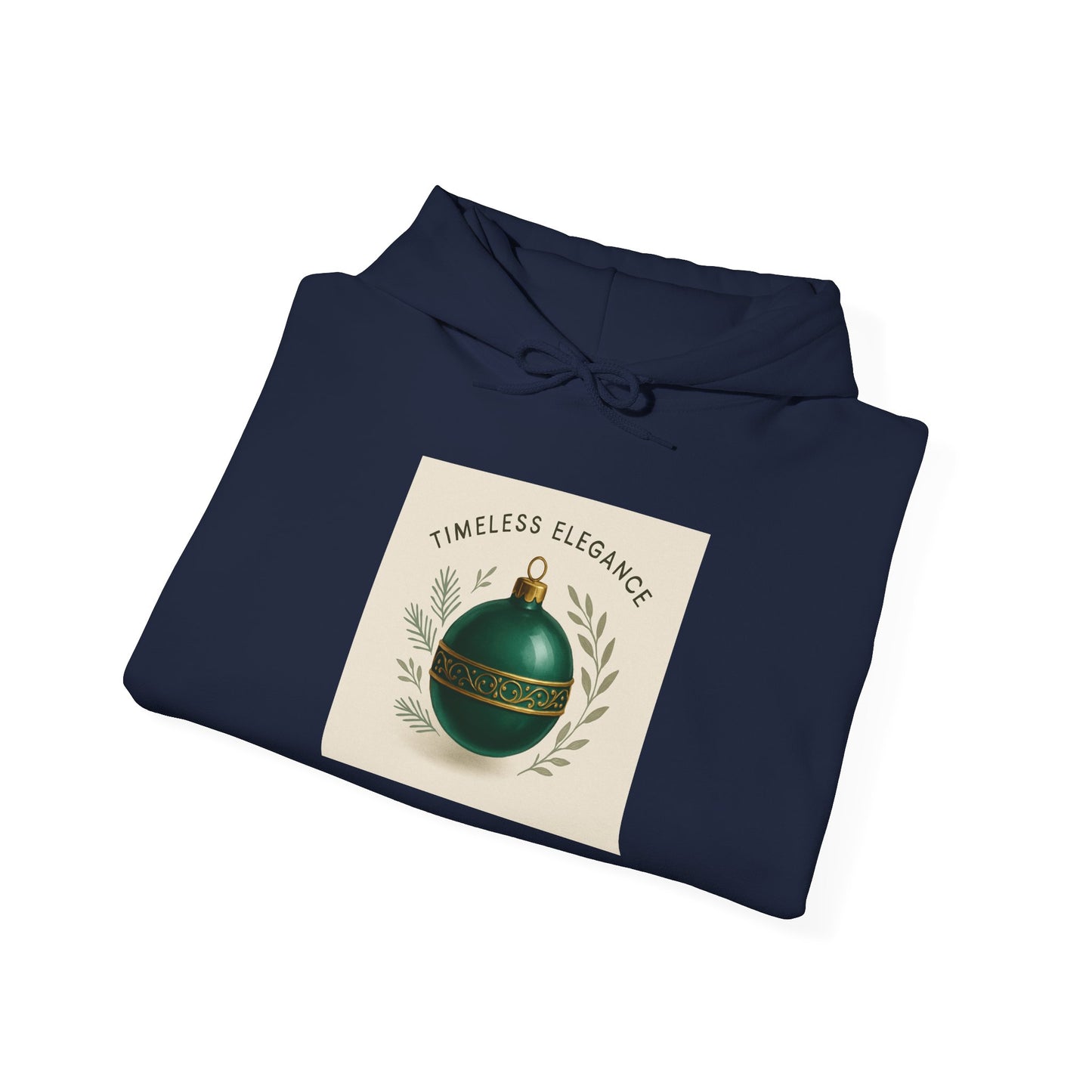 Christmas Ornament Hoodie — "Timeless Elegance" Holiday Sweatshirt