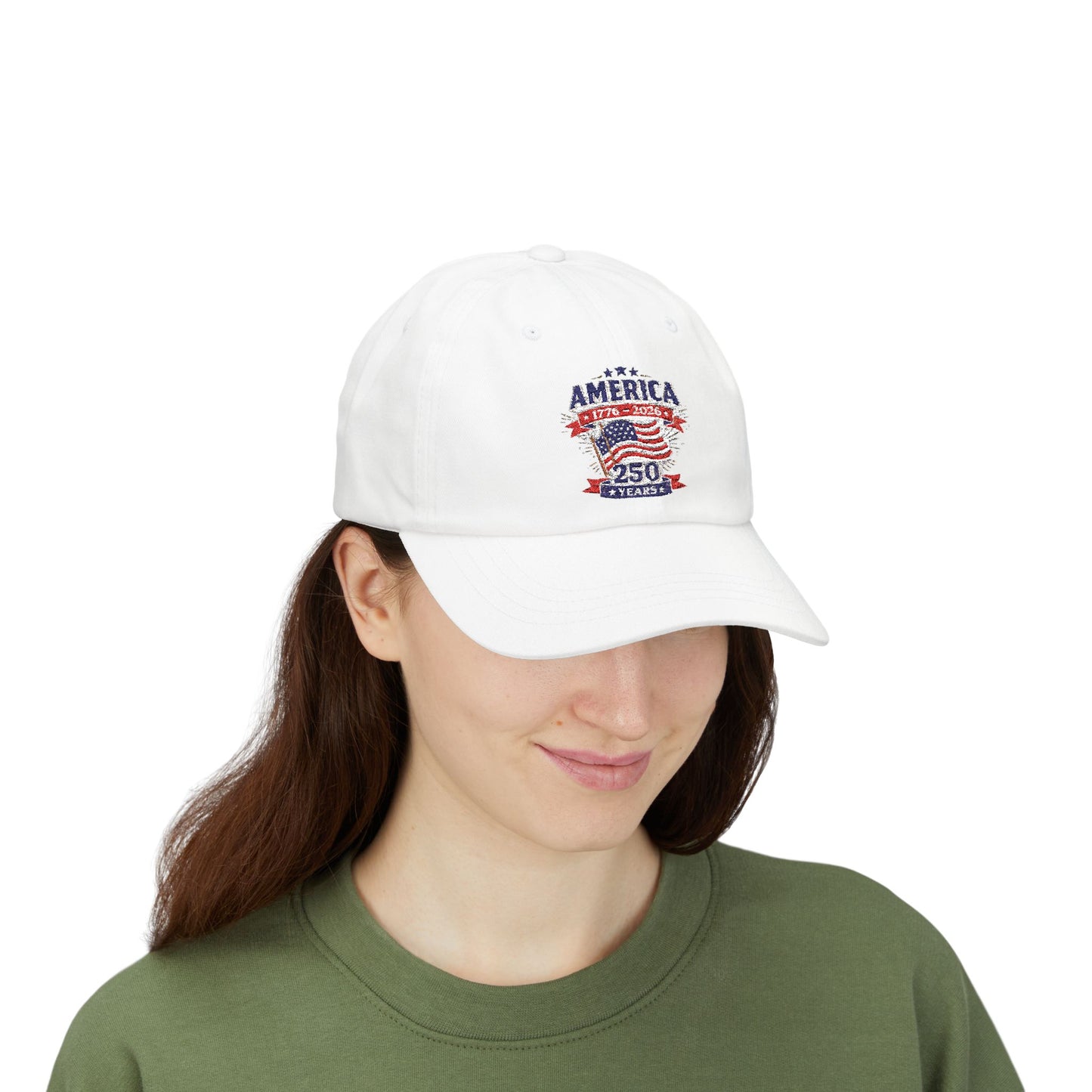America 250th Anniversary 4th of July Patriotic Trucker Hat | USA Eagle Cap