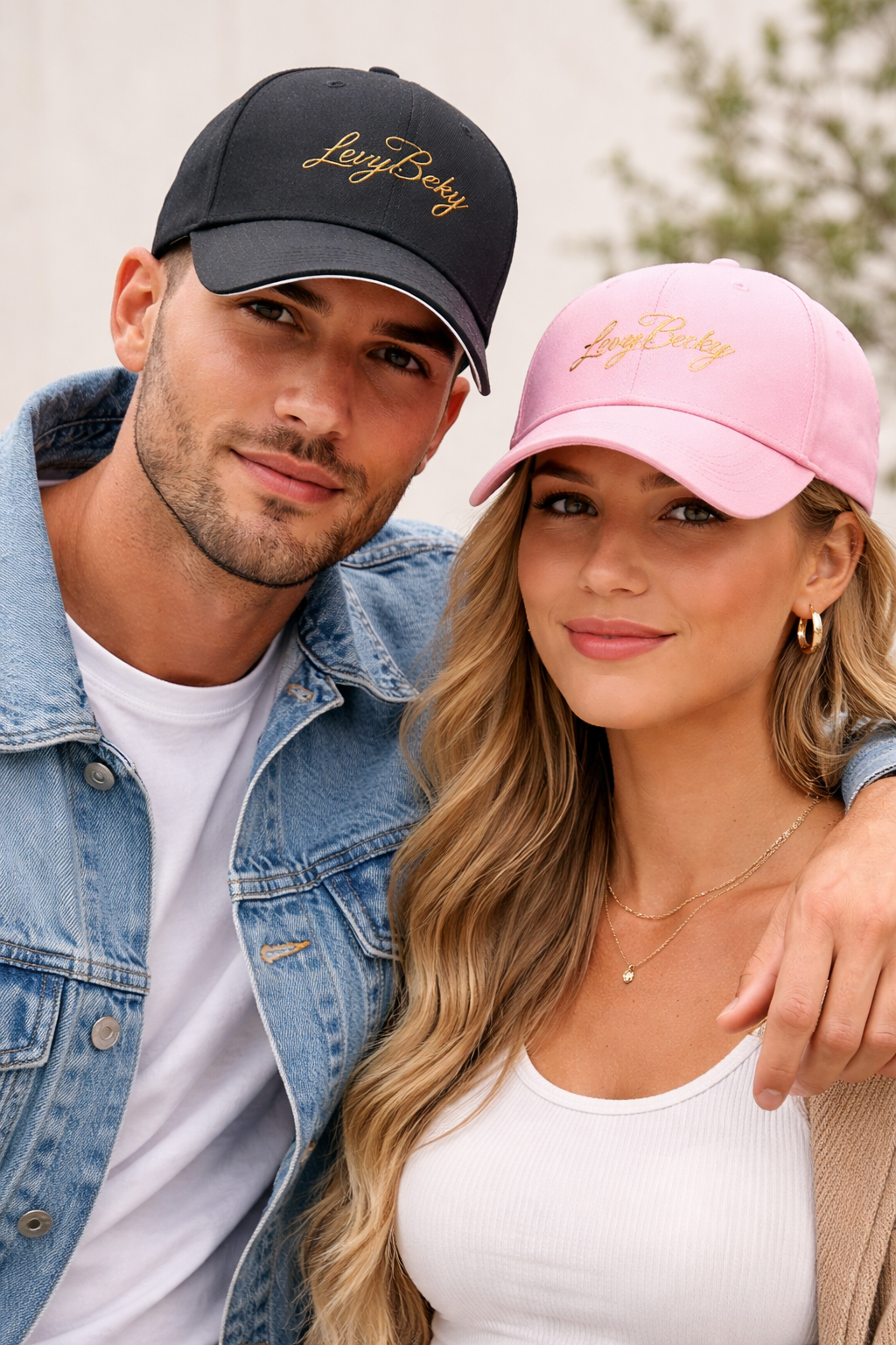 LevyBecky Signature Luxe Cap – Black Gold