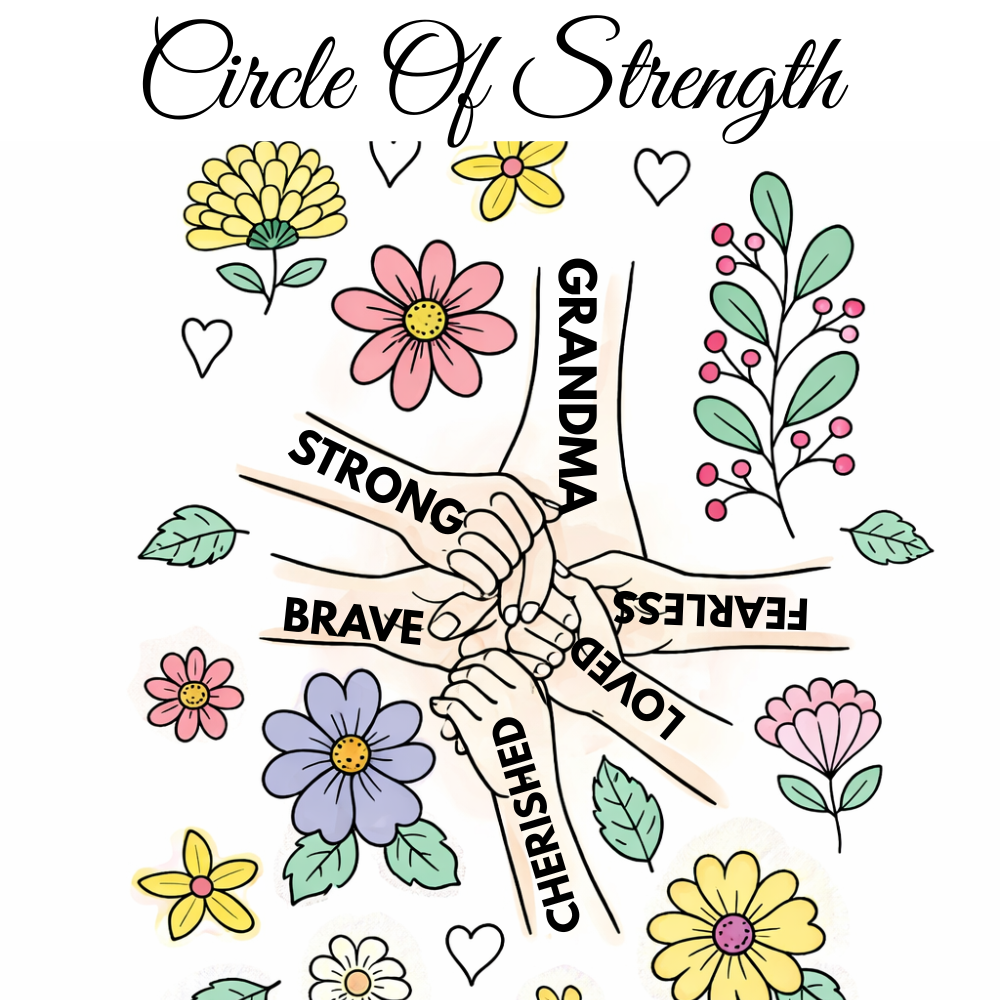 Circle Of Strength Blanket – Mother's Day Gift for Grandma