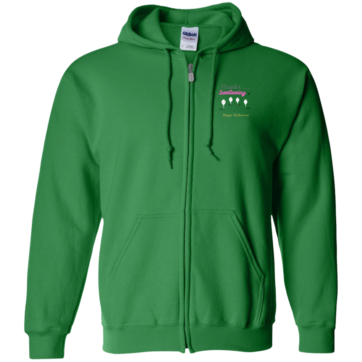 Zip Up Hooded Sweatshirt