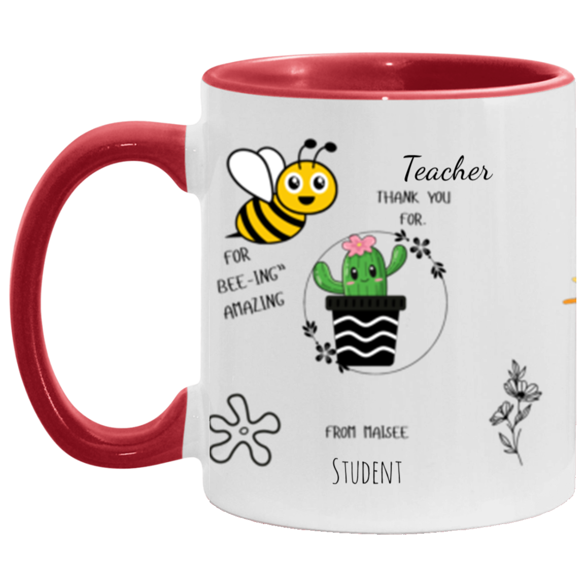 Personalized Teacher Mug