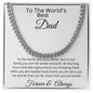 World's Best Dad, Gift For Father, Gift For anniversary