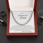 Cuban Link Chain (OREO + LUX BOX + LENGTH EXTENSION) GIFT FOR DAD , UNCLE, GRANDPA