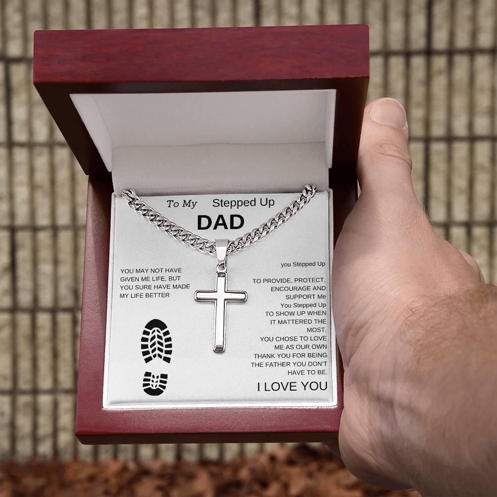 Cross Necklace For My Dad, Grand-Dad, Uncle Gift For Birthday