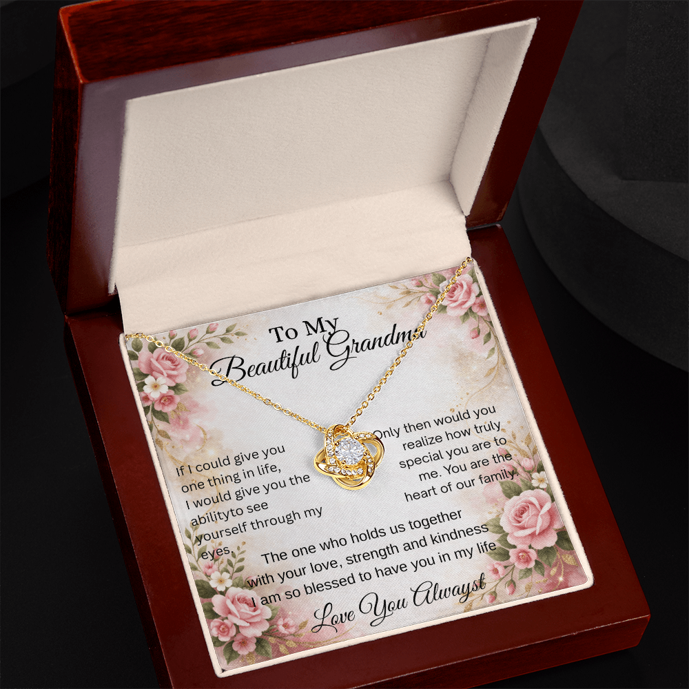 To My Beautiful Grandma Necklace π