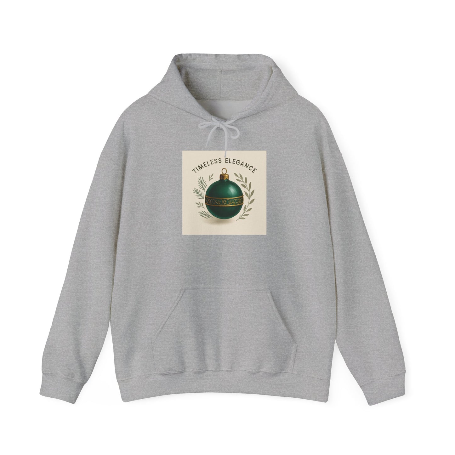 Christmas Ornament Hoodie — "Timeless Elegance" Holiday Sweatshirt