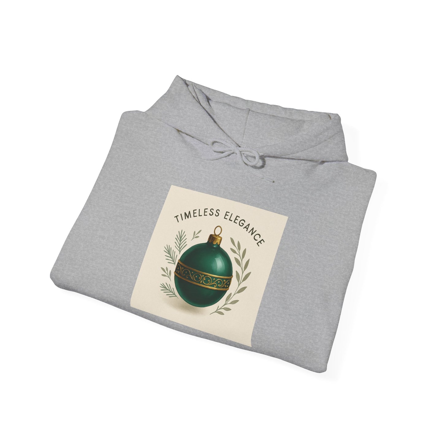 Christmas Ornament Hoodie — "Timeless Elegance" Holiday Sweatshirt