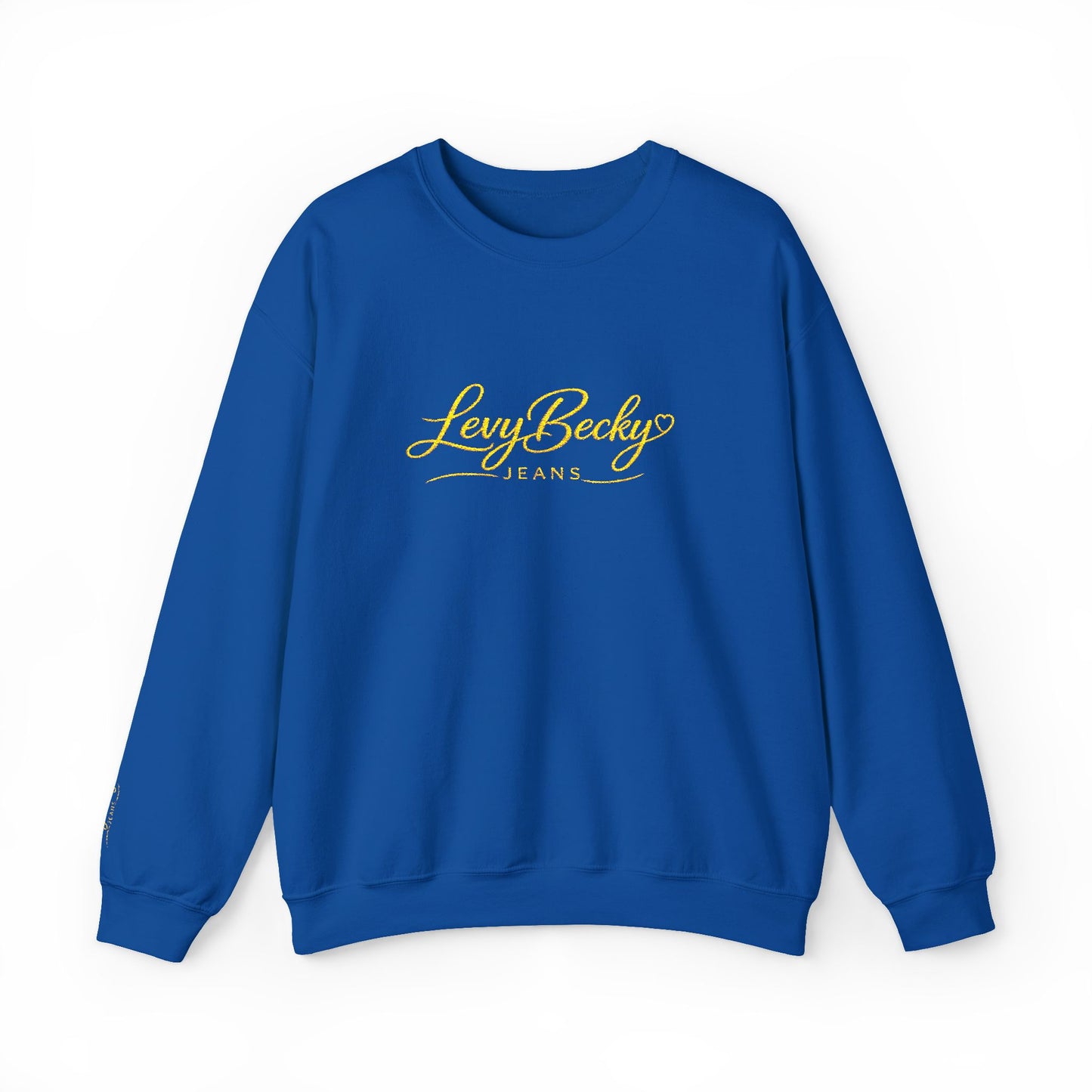 Crewneck Sweatshirt — 'Sexy Baby' Gold Script Graphic