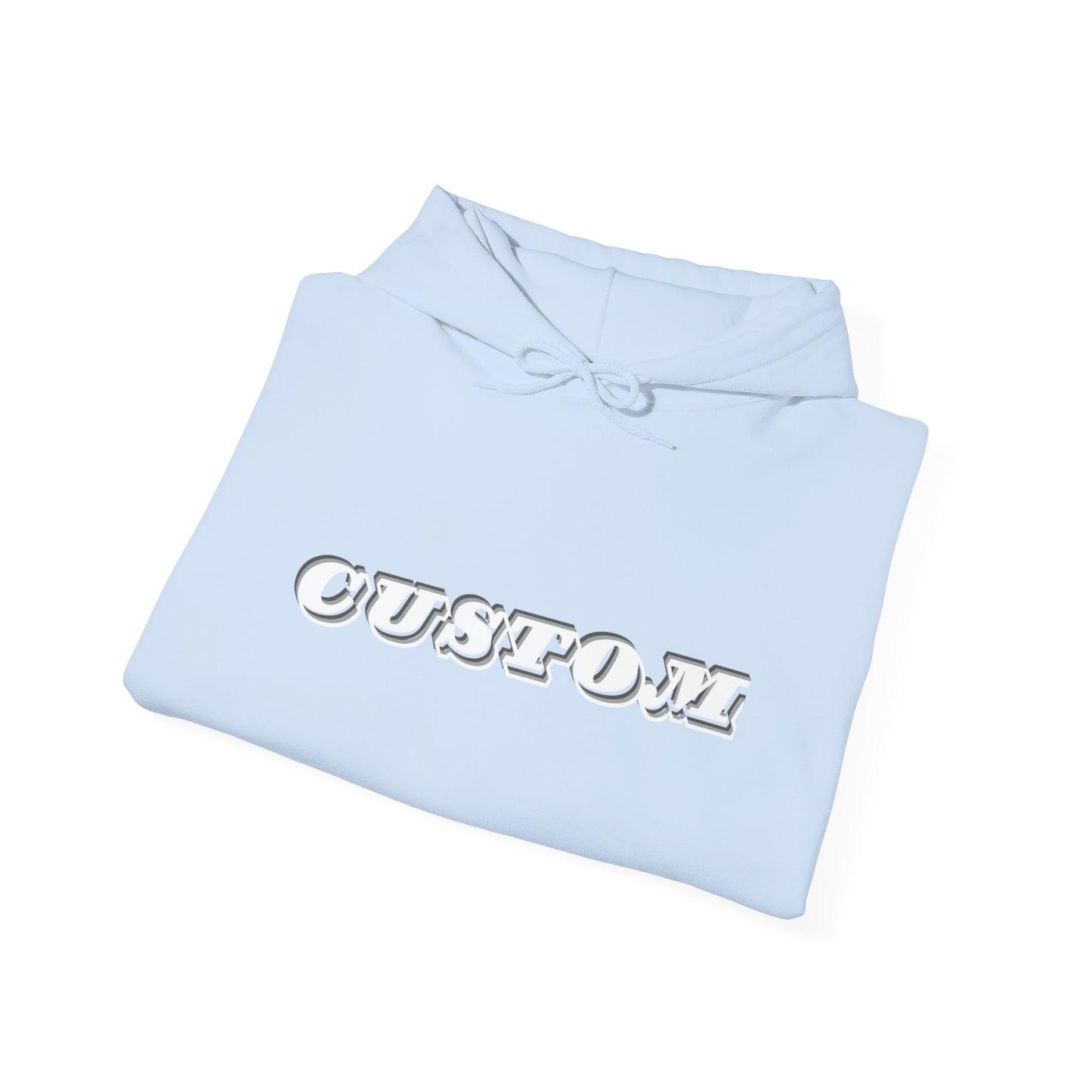 Minimal Pullover Hoodie with Sleeve Text