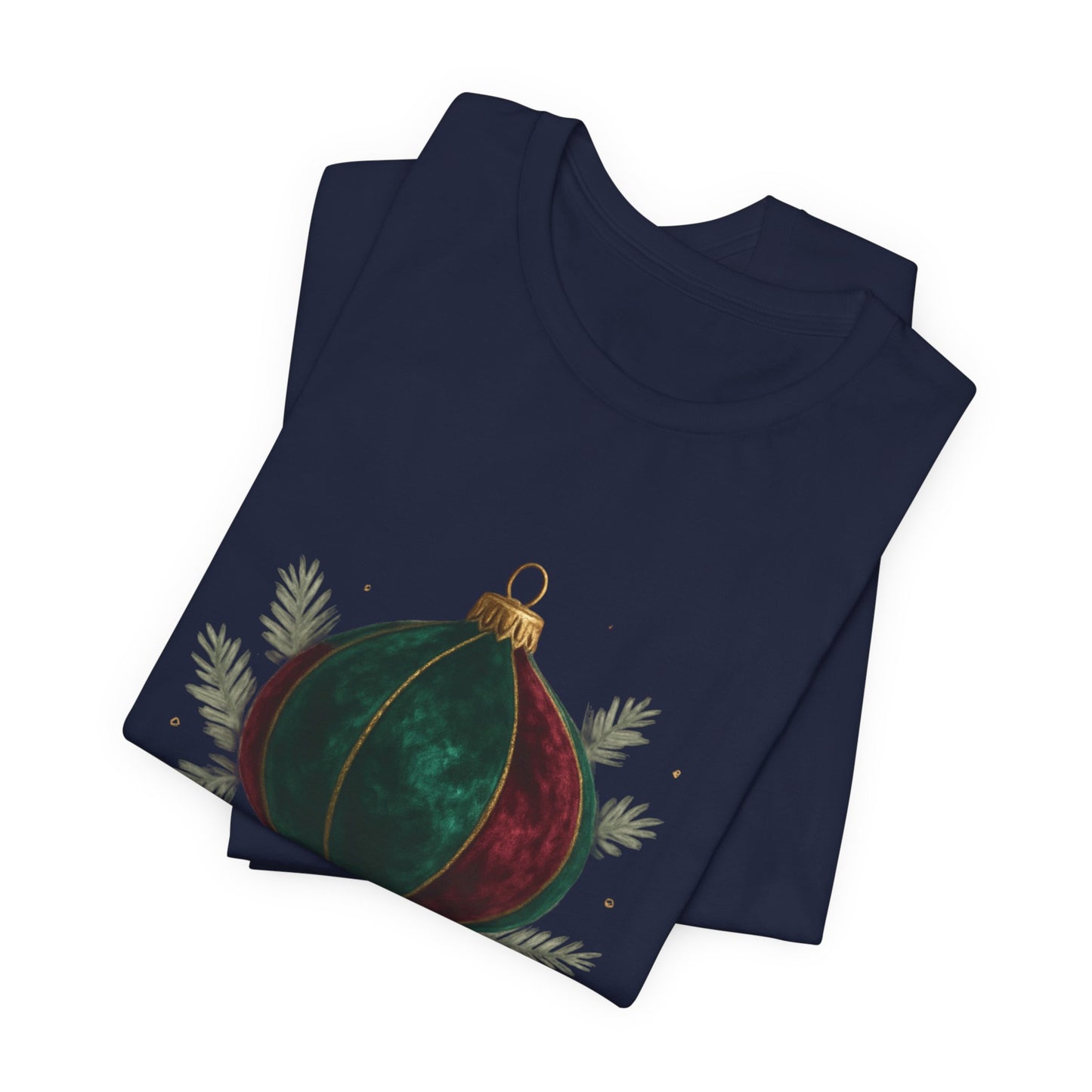 Christmas Ornament Tee — "Lavish Christmas Cheer" Holiday Graphic T-Shirt
