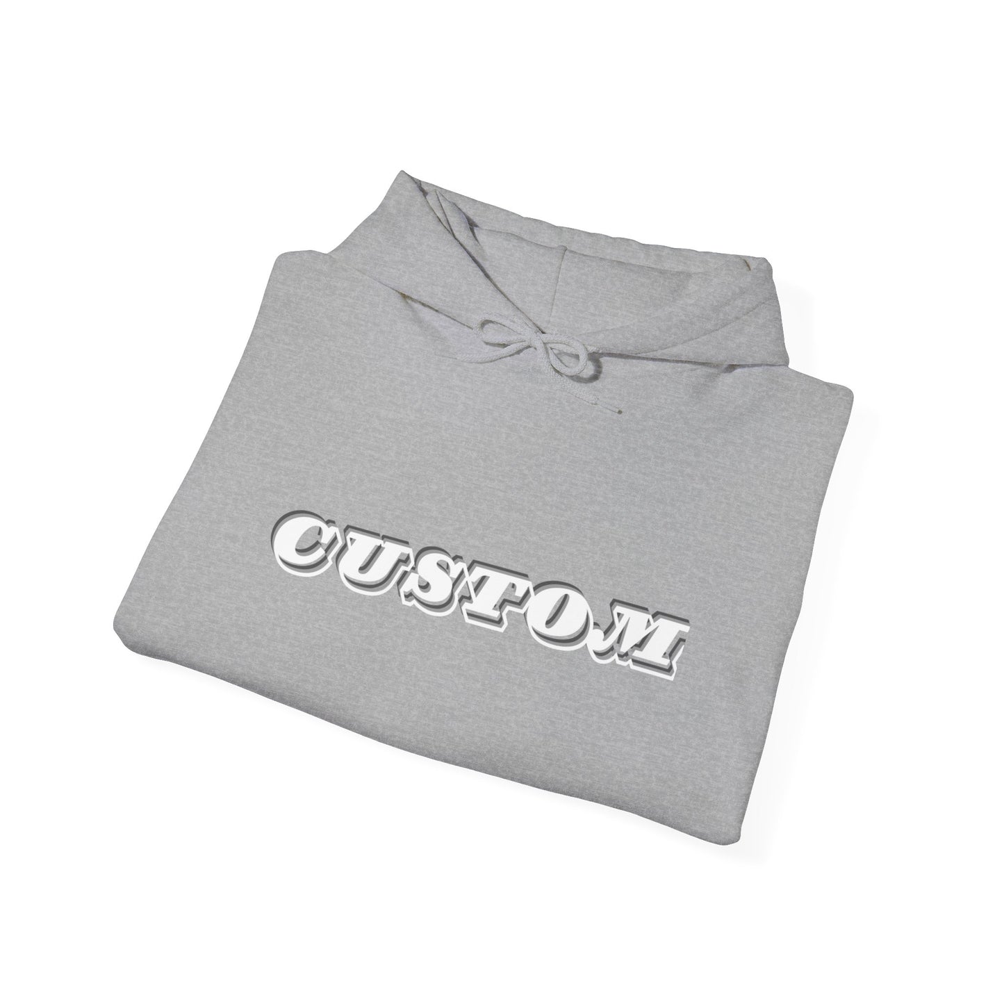 Minimal Pullover Hoodie with Sleeve Text