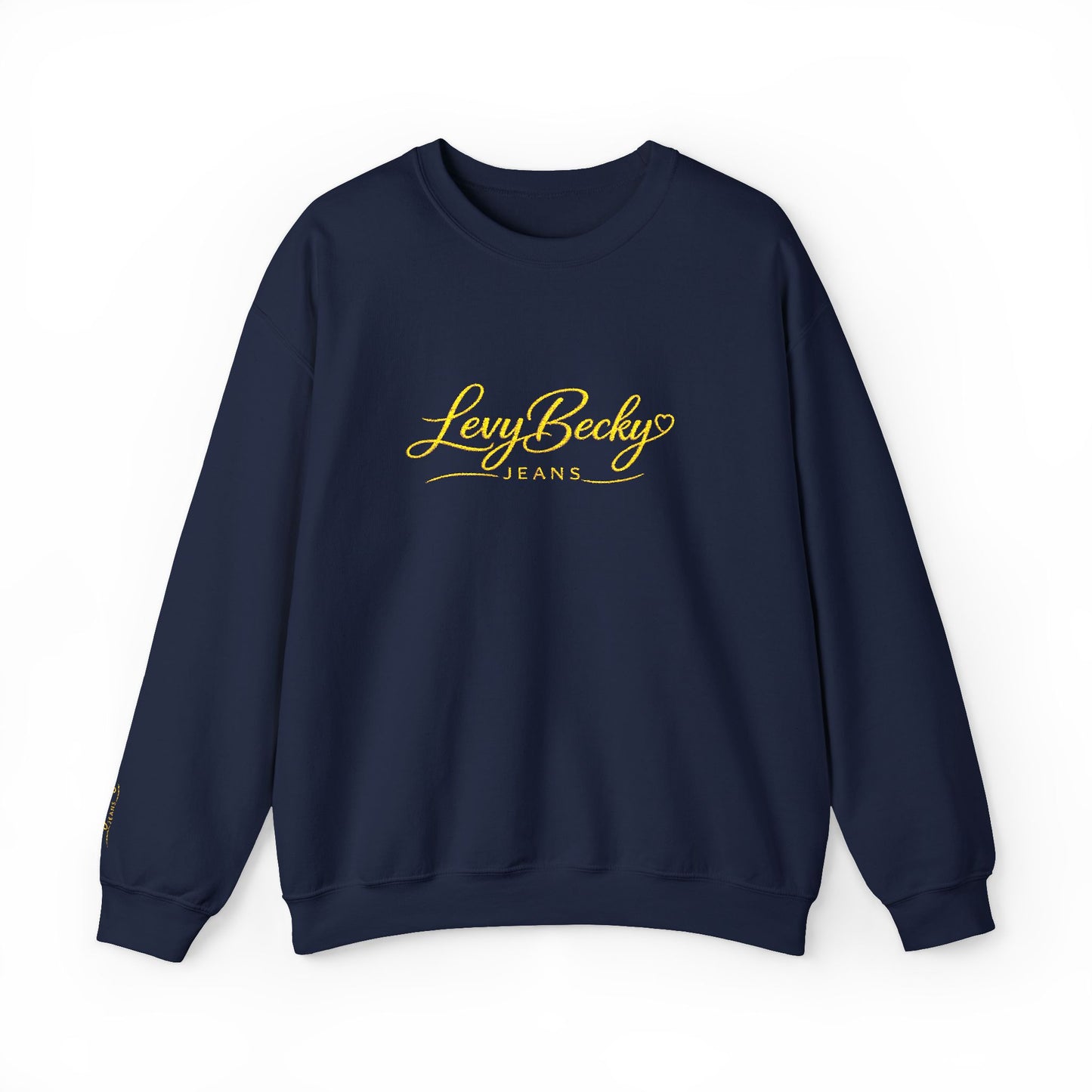 Crewneck Sweatshirt — 'Sexy Baby' Gold Script Graphic