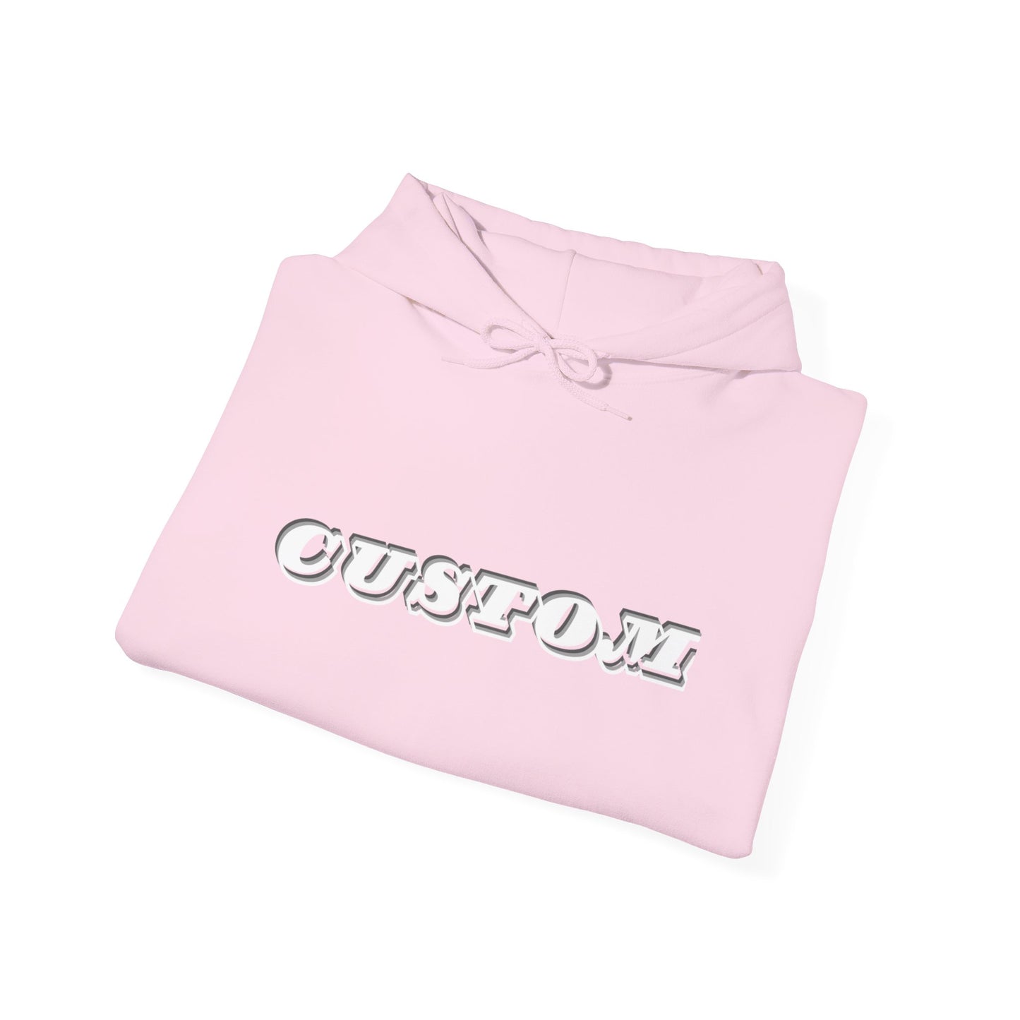 Minimal Pullover Hoodie with Sleeve Text