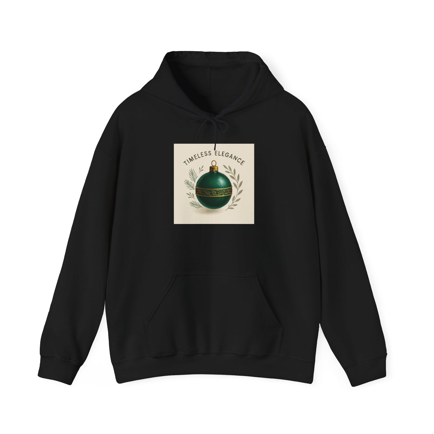 Christmas Ornament Hoodie — "Timeless Elegance" Holiday Sweatshirt