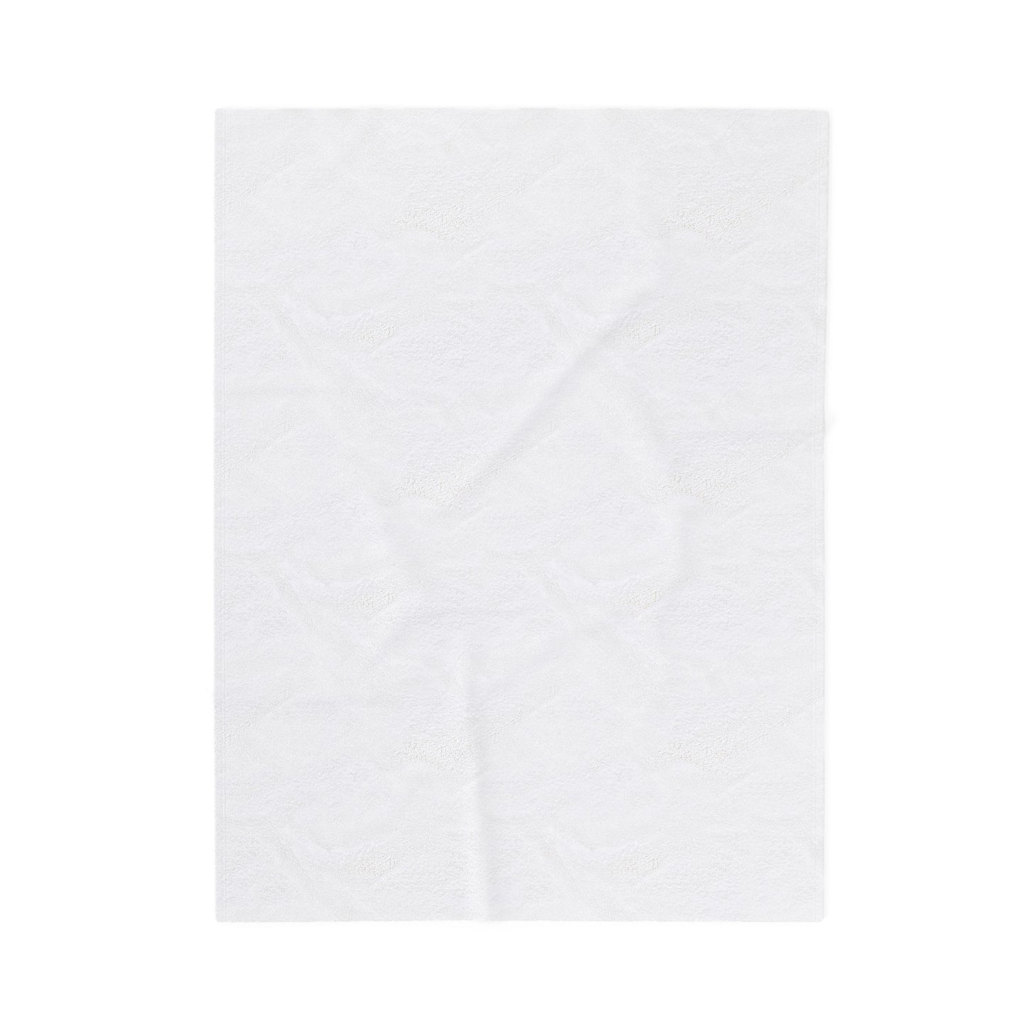 Velveteen Blanket — "Timeless Elegance" Green Ornament Holiday Throw