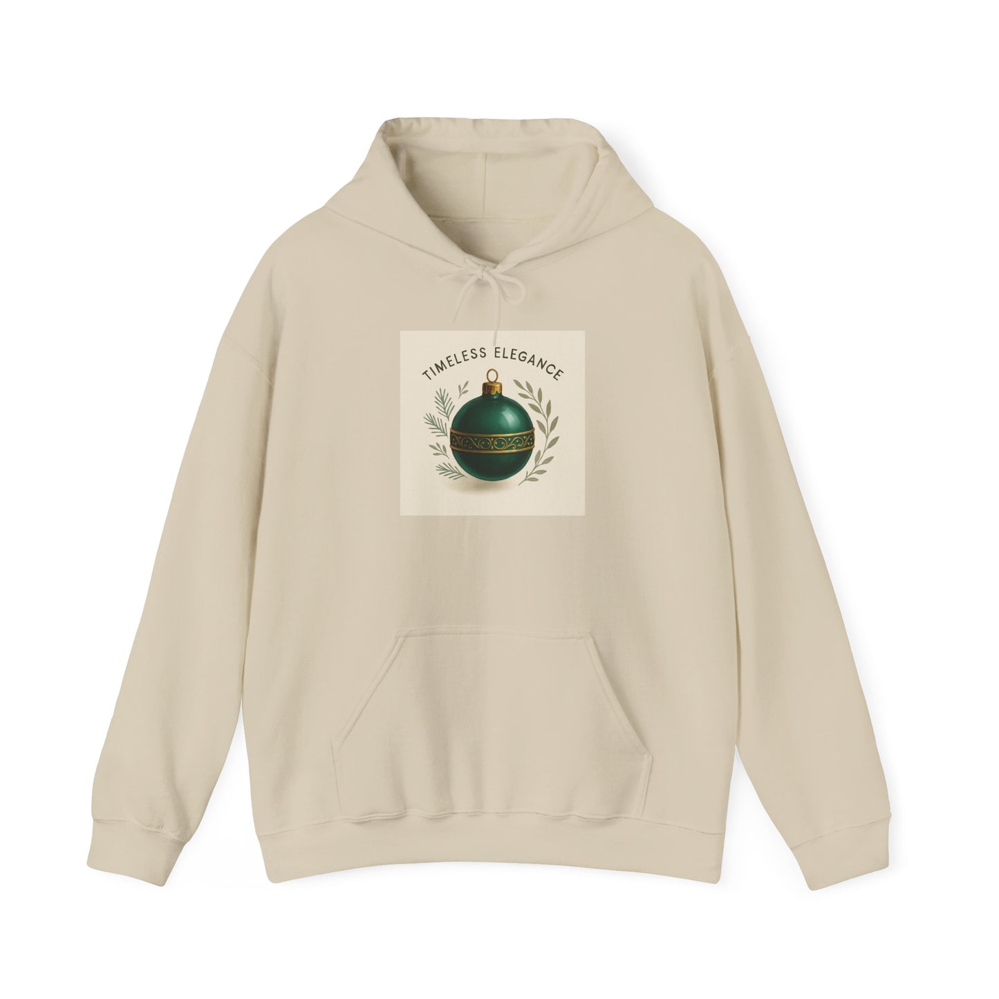 Christmas Ornament Hoodie — "Timeless Elegance" Holiday Sweatshirt
