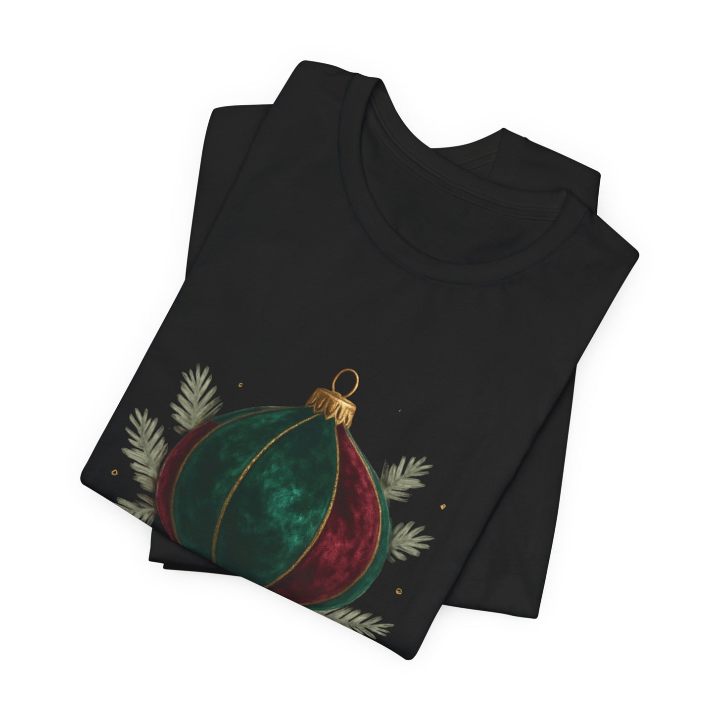 Christmas Ornament Tee — "Lavish Christmas Cheer" Holiday Graphic T-Shirt