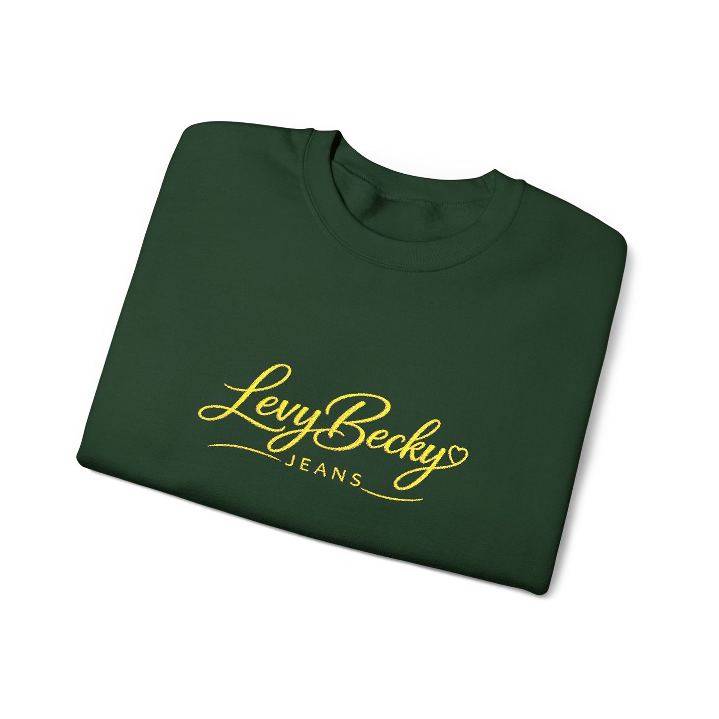 Crewneck Sweatshirt — 'Sexy Baby' Gold Script Graphic