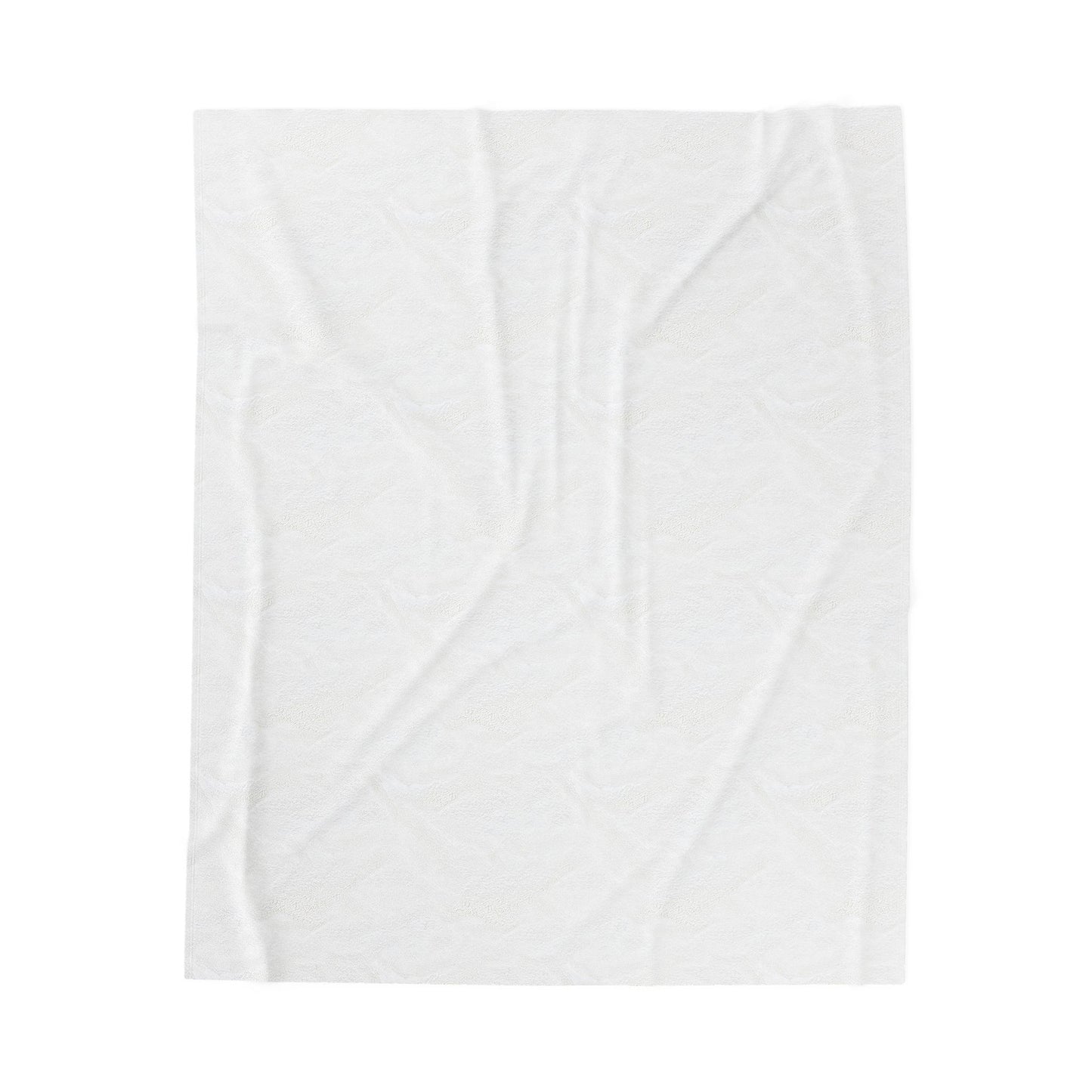 Velveteen Blanket — "Timeless Elegance" Green Ornament Holiday Throw