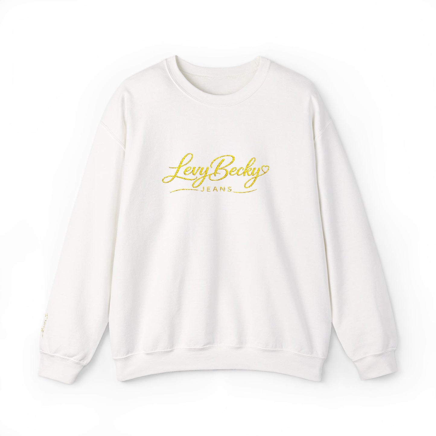 Crewneck Sweatshirt — 'Sexy Baby' Gold Script Graphic