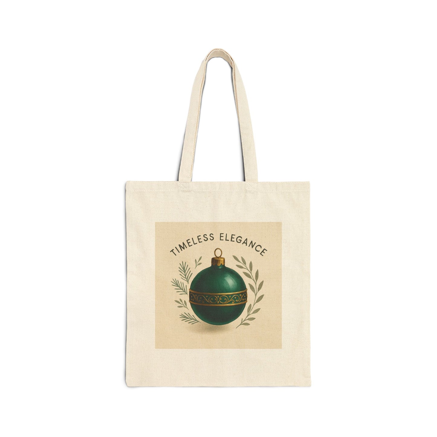 Timeless Elegance Holiday Ornament Tote Bag