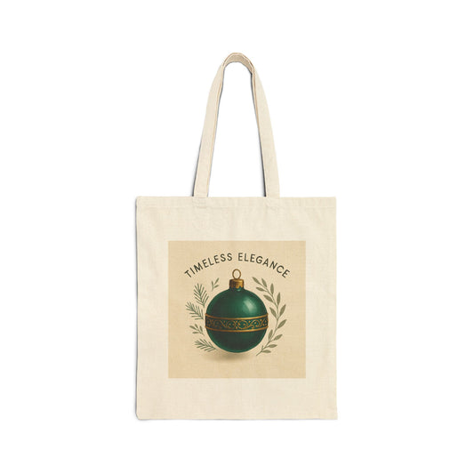 Timeless Elegance Holiday Ornament Tote Bag