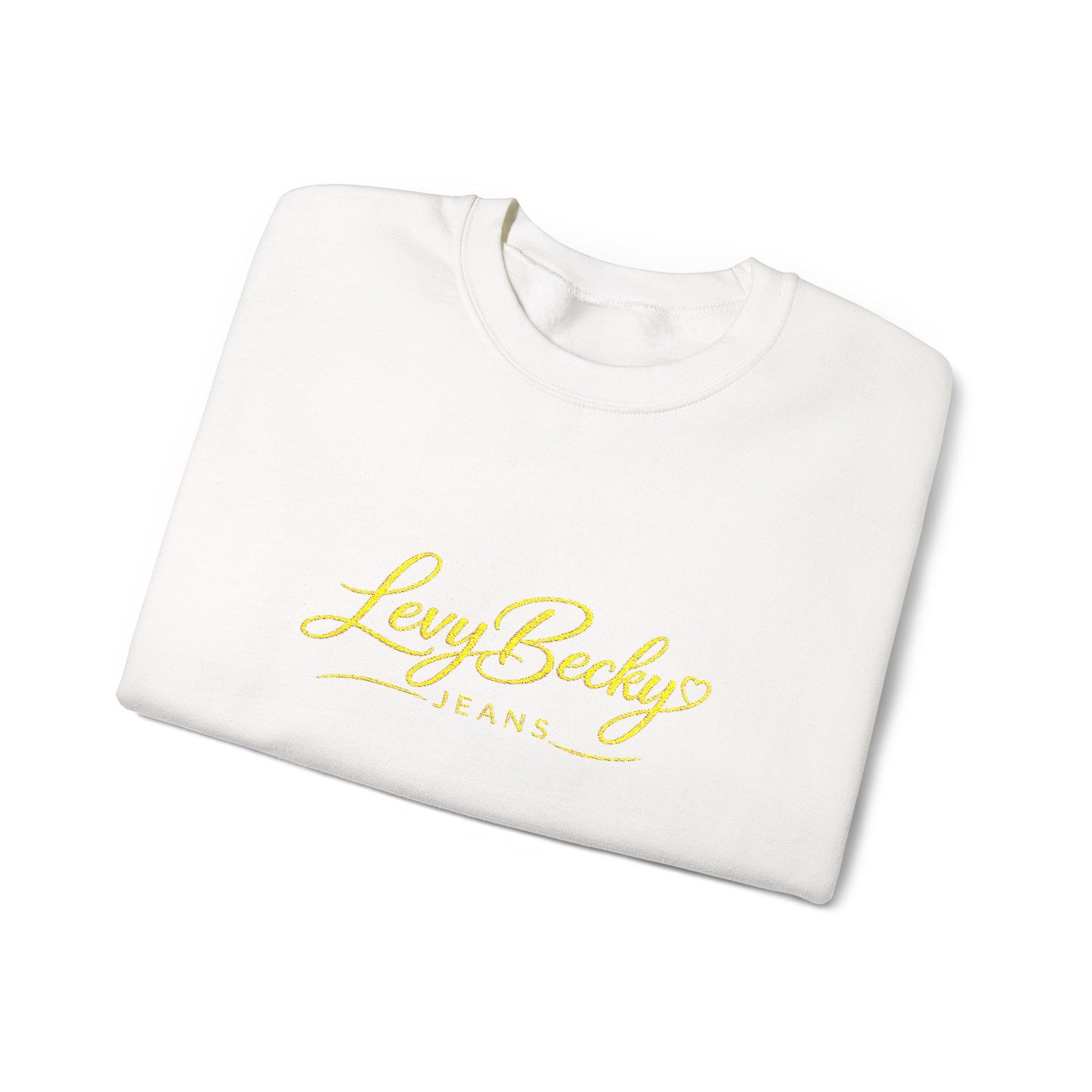Crewneck Sweatshirt — 'Sexy Baby' Gold Script Graphic