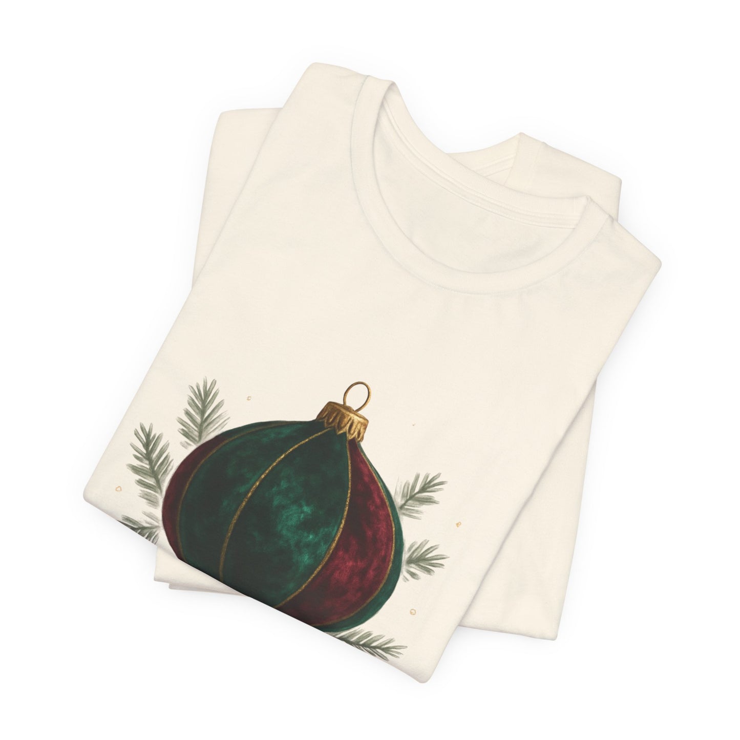 Christmas Ornament Tee — "Lavish Christmas Cheer" Holiday Graphic T-Shirt