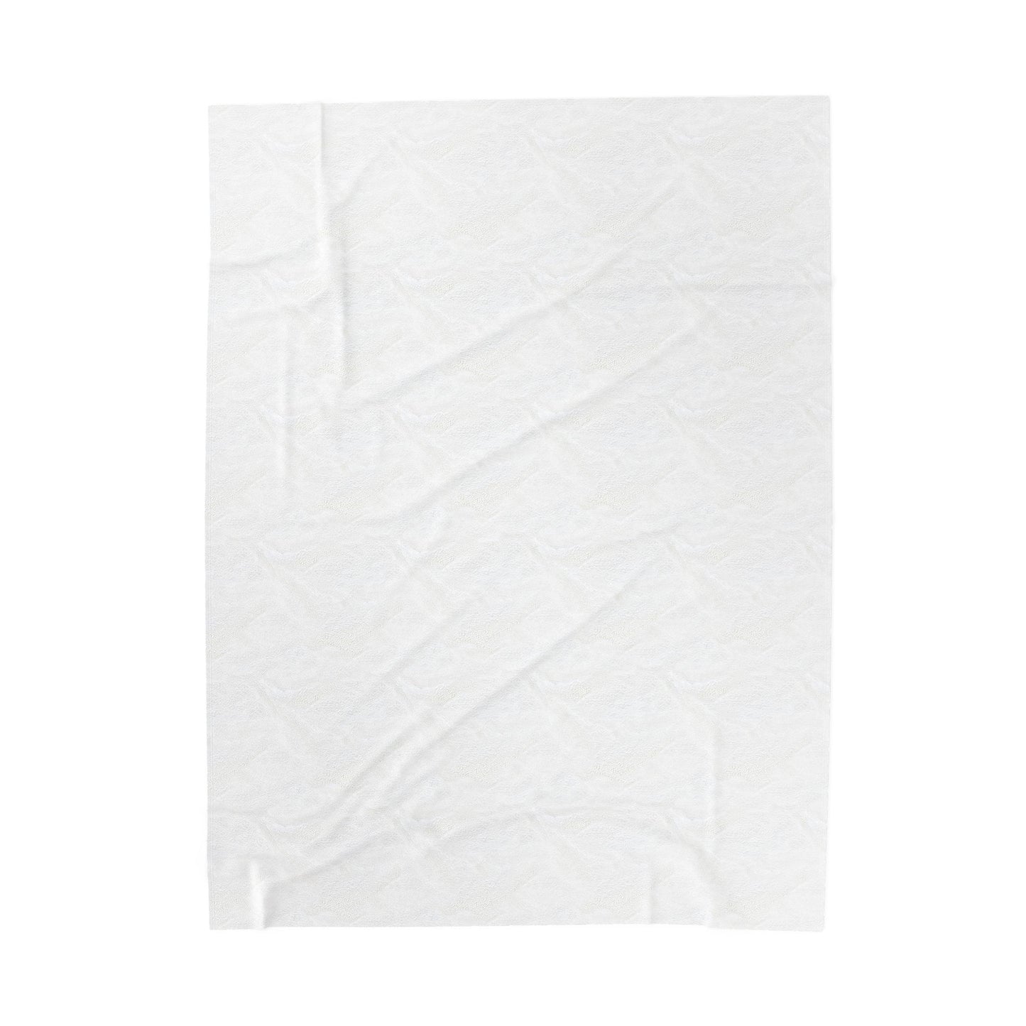 Velveteen Blanket — "Timeless Elegance" Green Ornament Holiday Throw