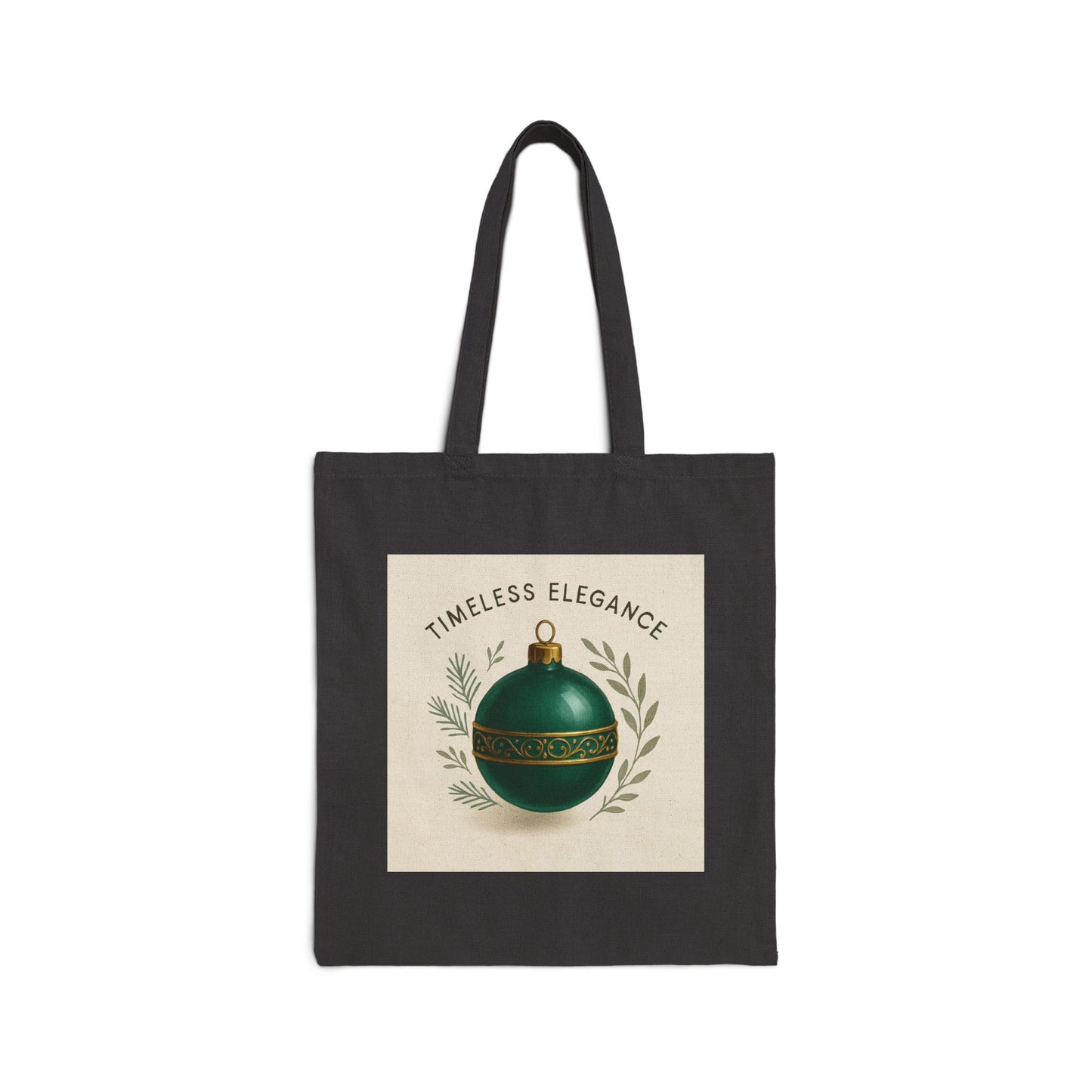 Timeless Elegance Holiday Ornament Tote Bag