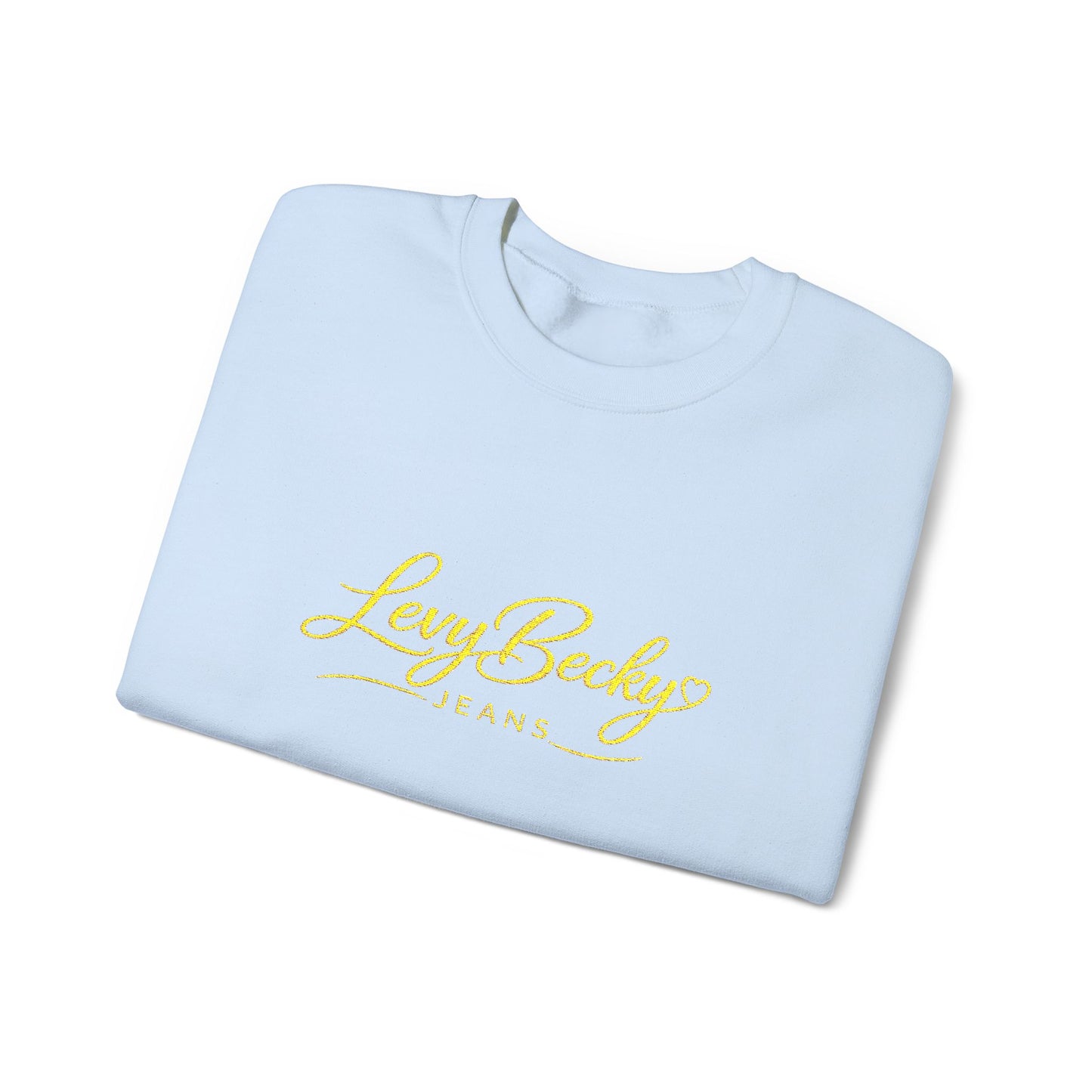 Crewneck Sweatshirt — 'Sexy Baby' Gold Script Graphic