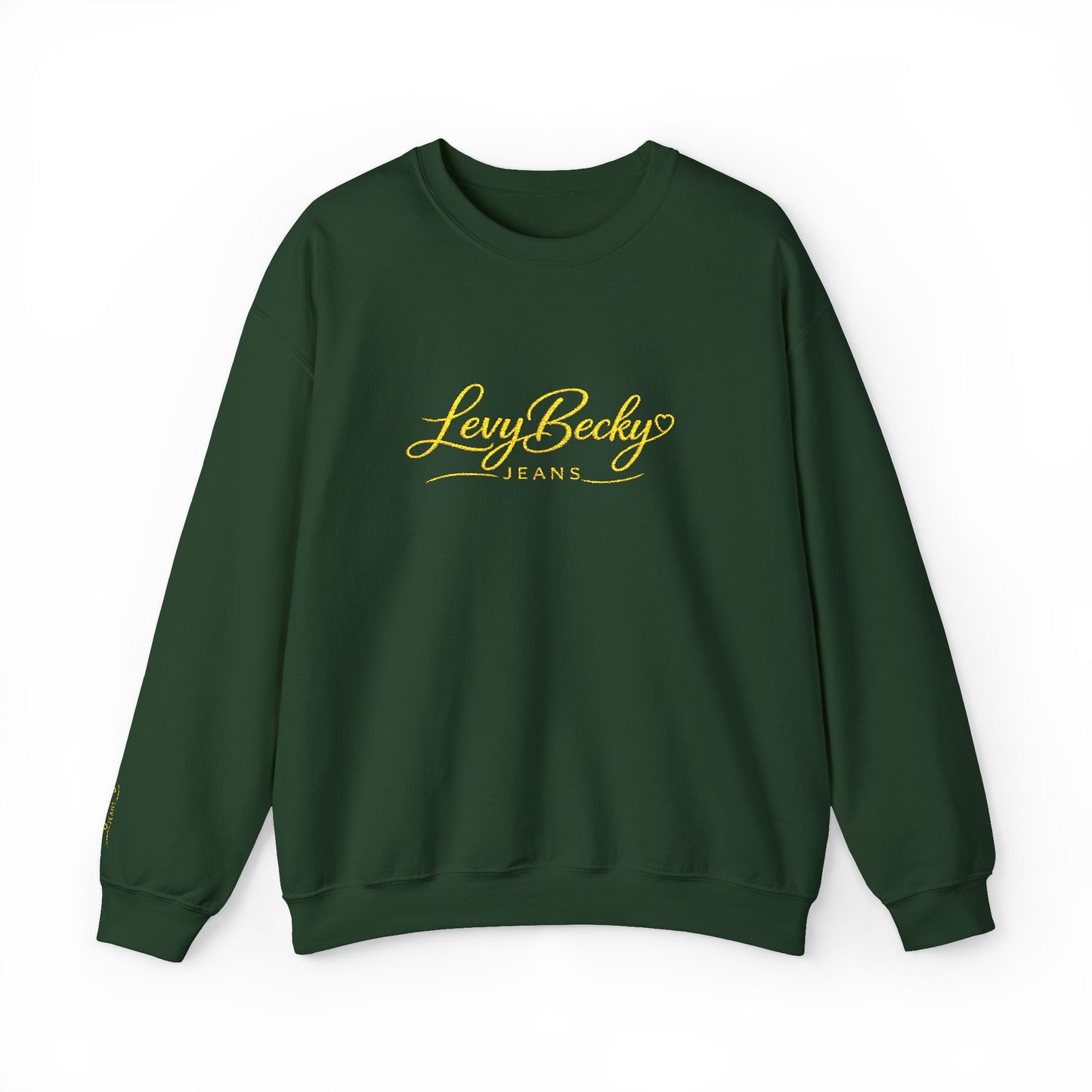 Crewneck Sweatshirt — 'Sexy Baby' Gold Script Graphic