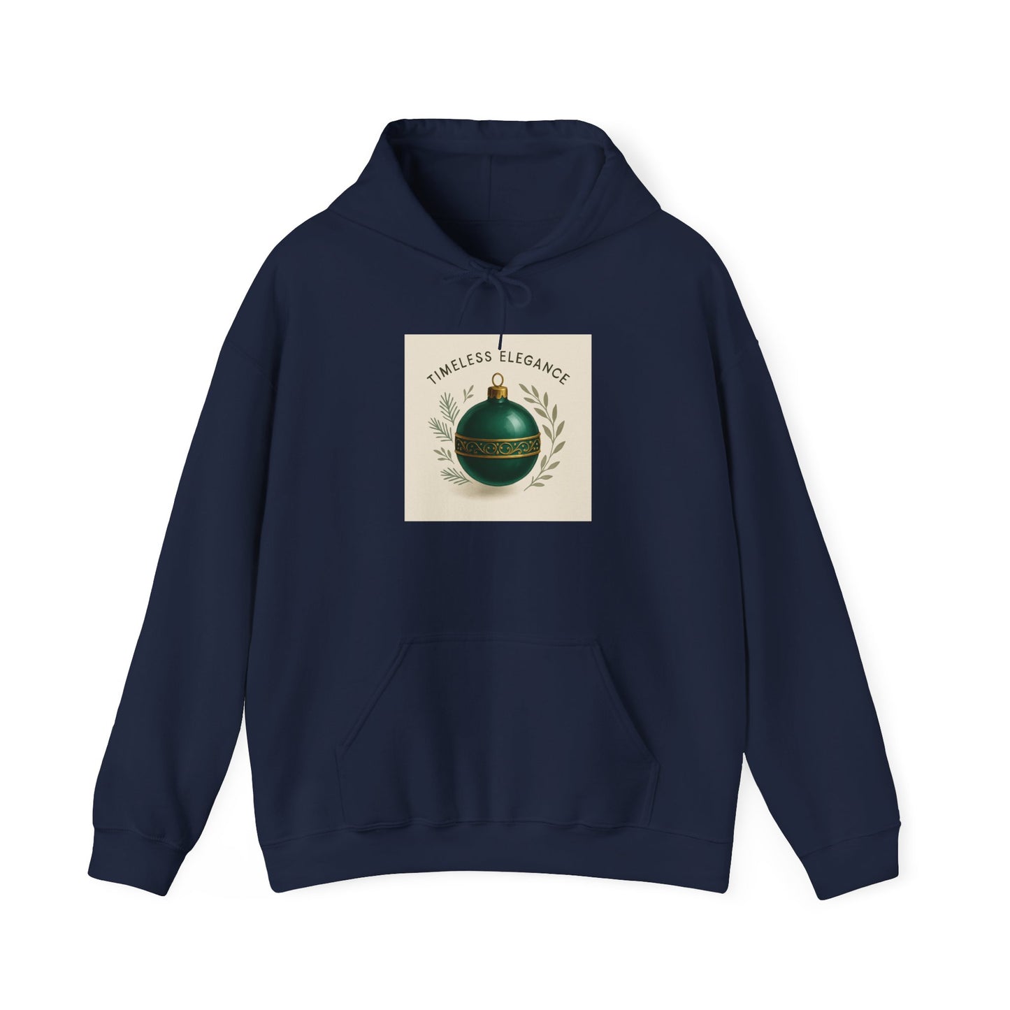 Christmas Ornament Hoodie — "Timeless Elegance" Holiday Sweatshirt