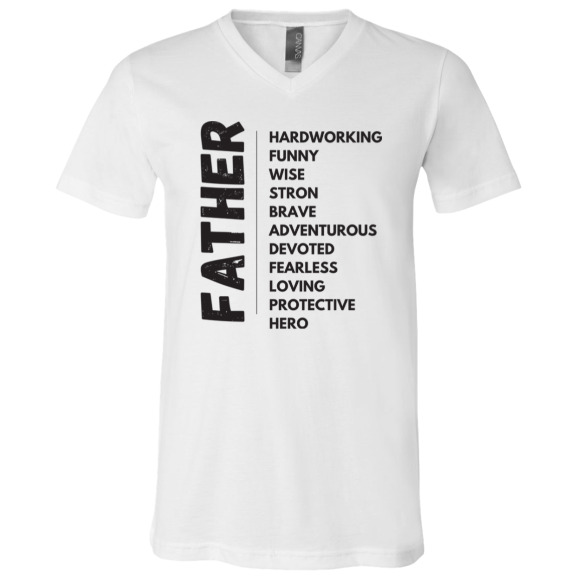 3005 Unisex Jersey SS V-Neck T-Shirt