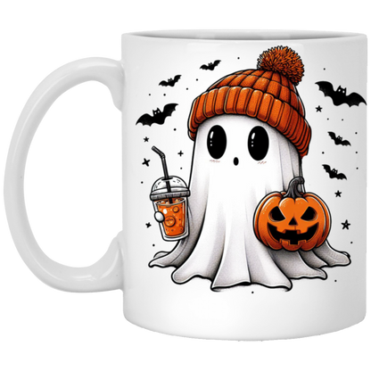 15oz White Halloween  Mug