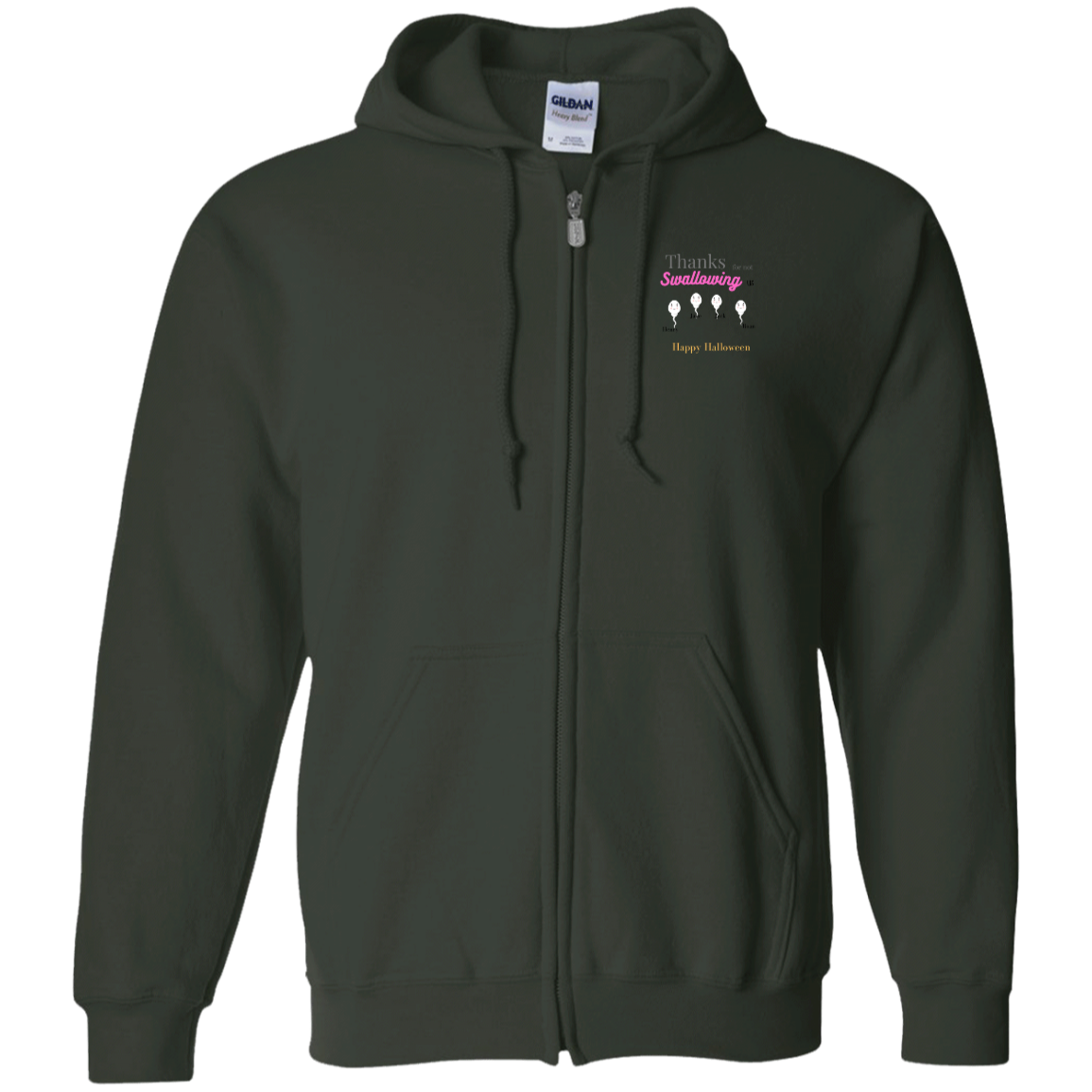 Zip Up Hooded Sweatshirt