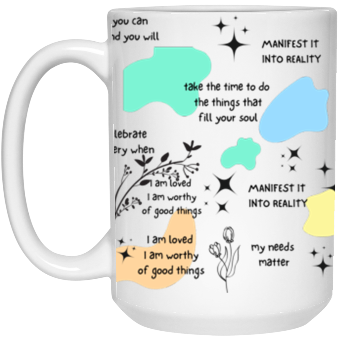 Personalize Daily Affirmation Mug