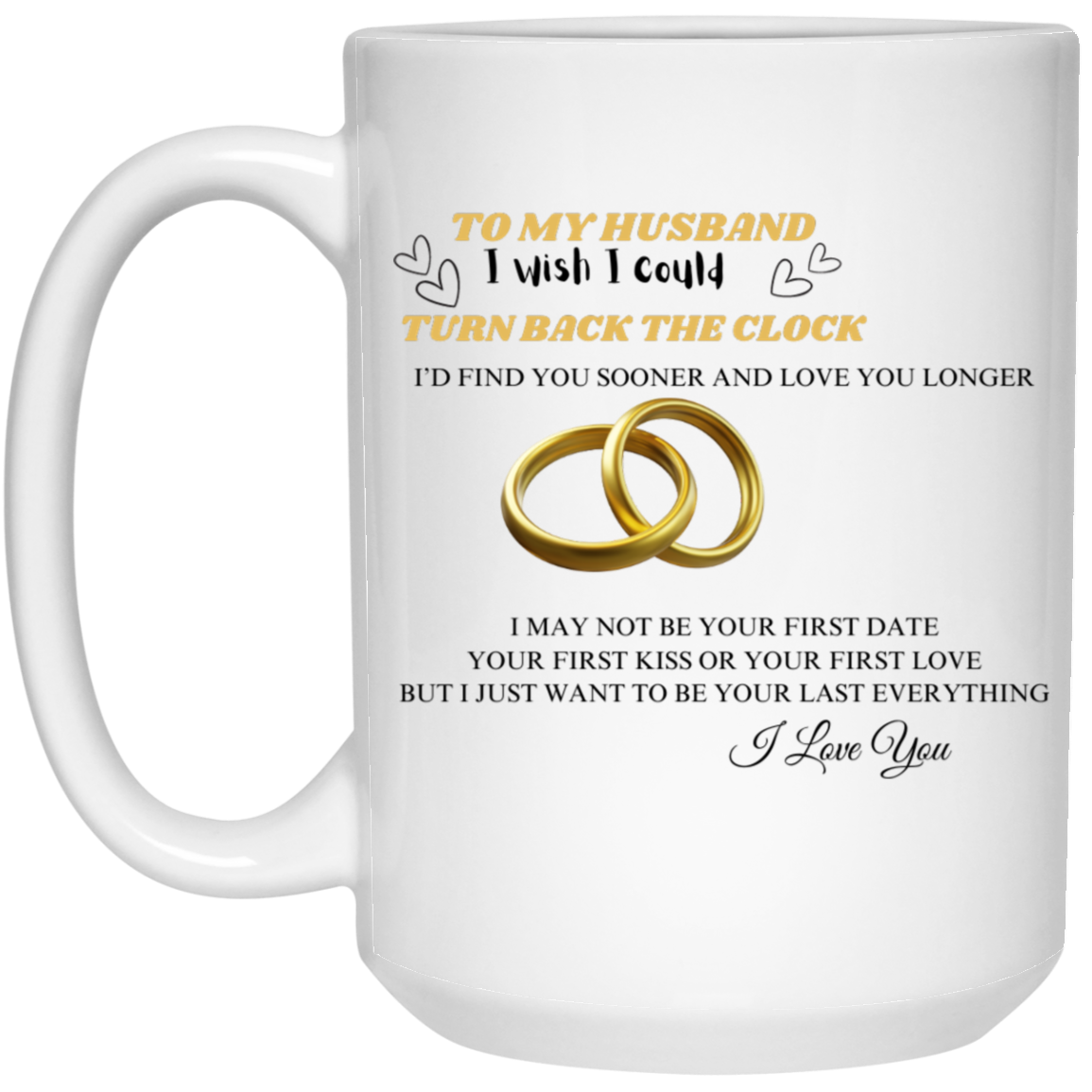 15oz White Mug