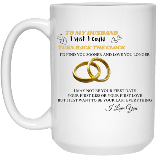 15oz White Mug
