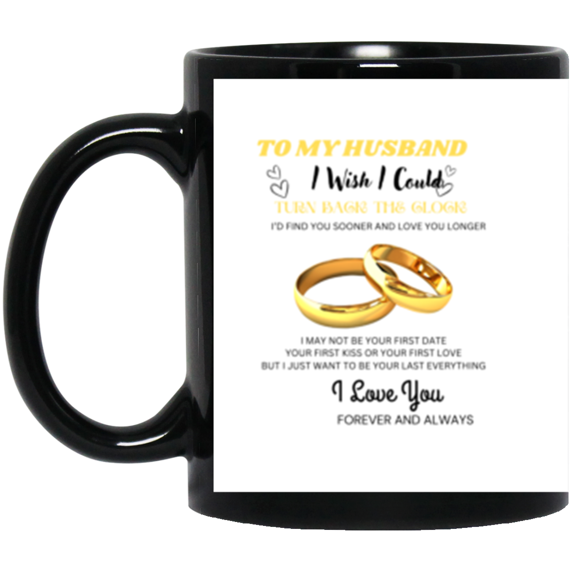BM11OZ 11oz Black Mug