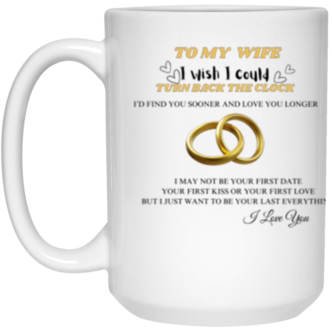 15oz White Mug
