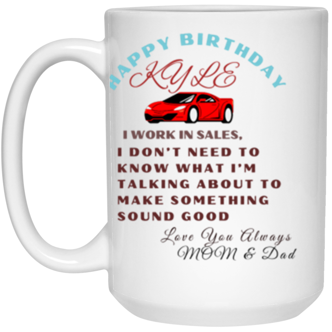 15oz White Mug