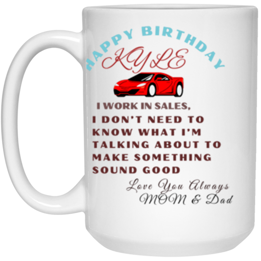 15oz White Mug