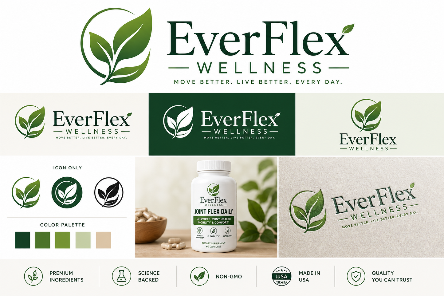 EverFlex Wellness™ Joint Flex Daily – Premium Joint Support Capsules