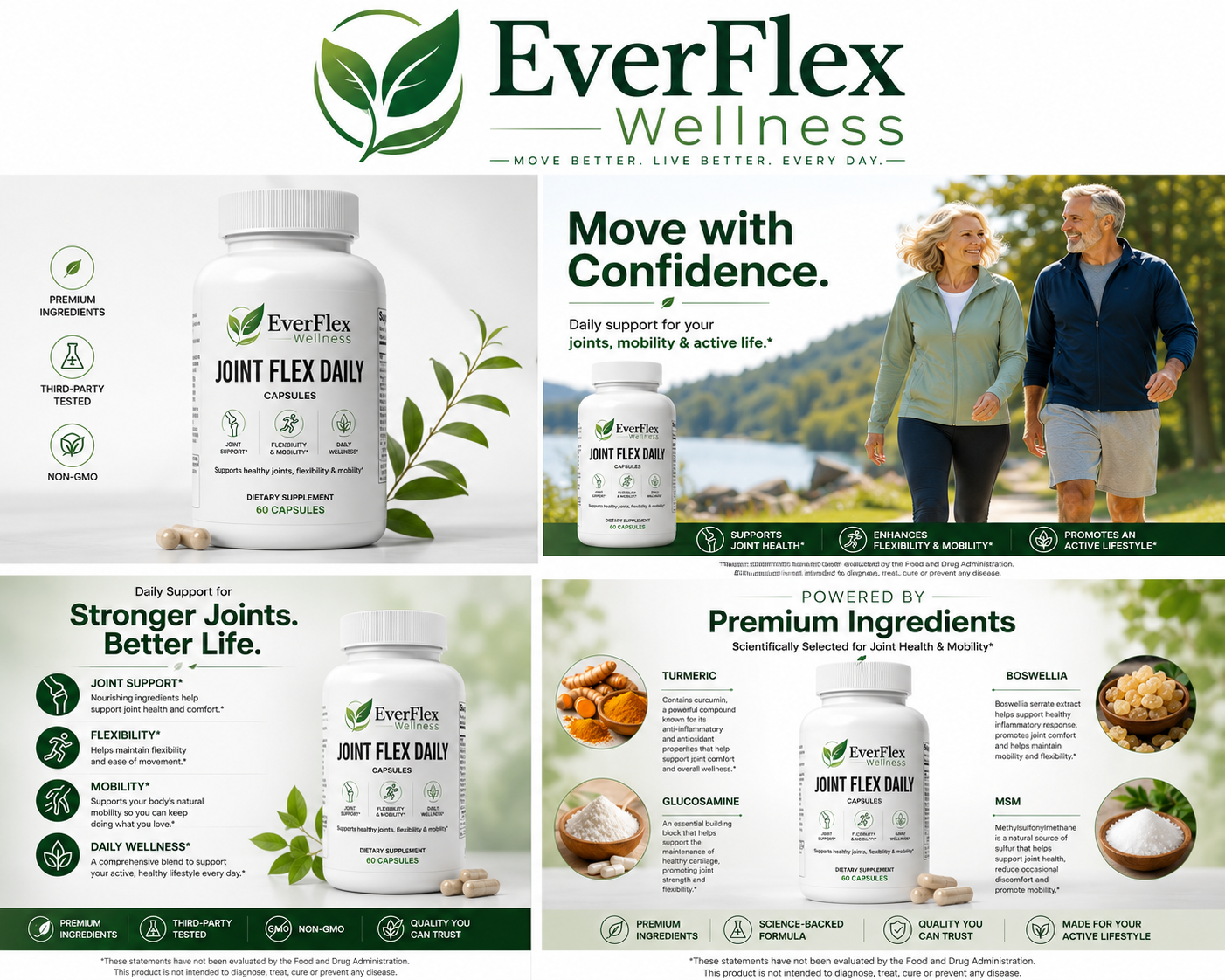 EverFlex Wellness™ Joint Flex Daily – Premium Joint Support Capsules