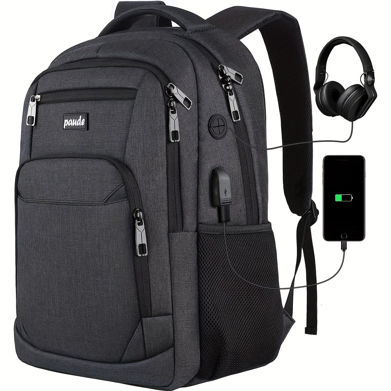 USB Charging Laptop Backpack – Anti-Theft Travel & School Backpack for Men & Women