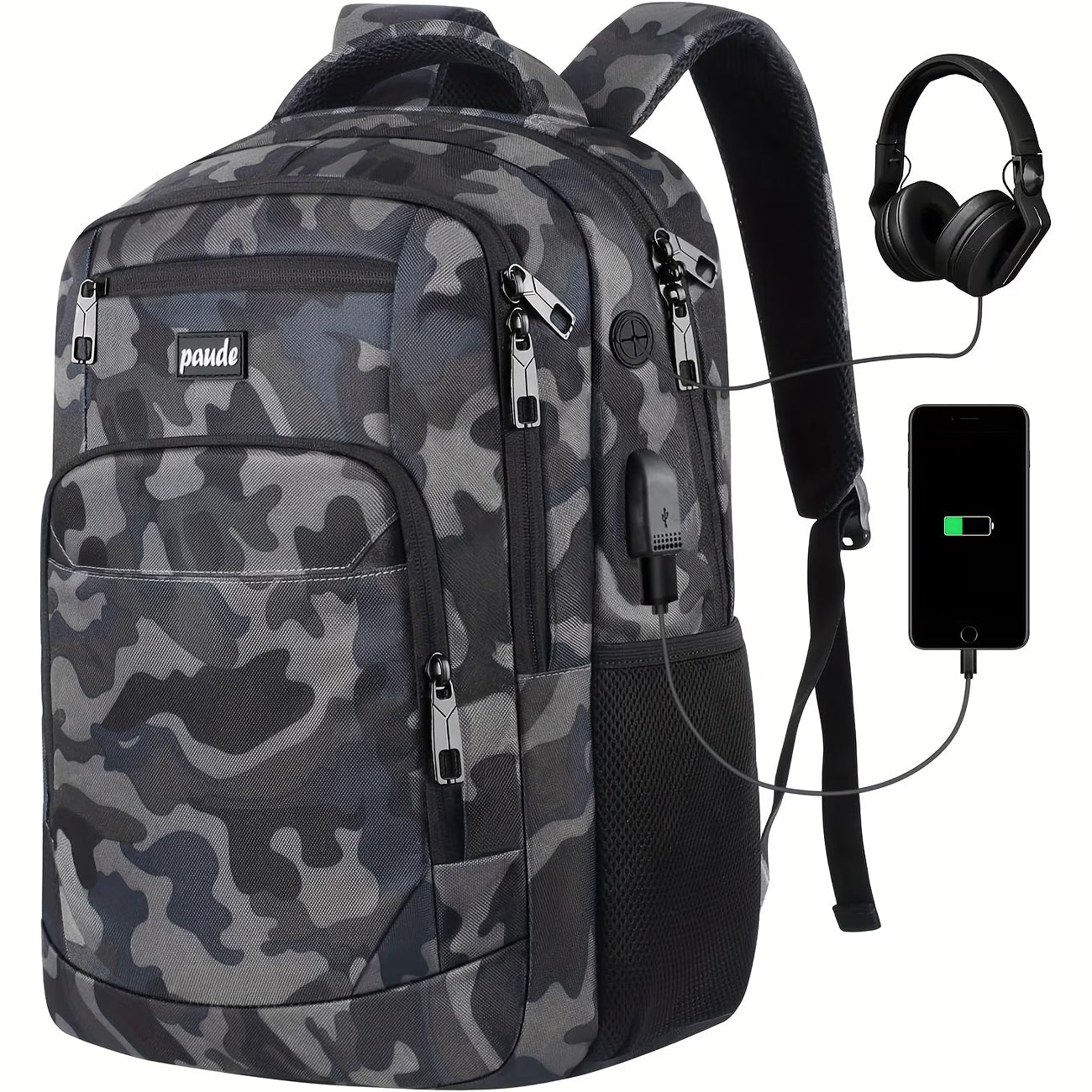 USB Charging Laptop Backpack – Anti-Theft Travel & School Backpack for Men & Women