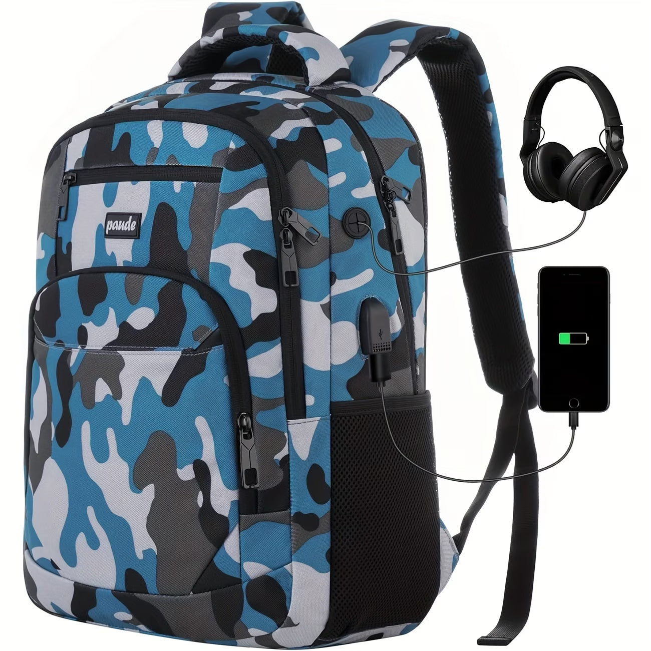 USB Charging Laptop Backpack – Anti-Theft Travel & School Backpack for Men & Women