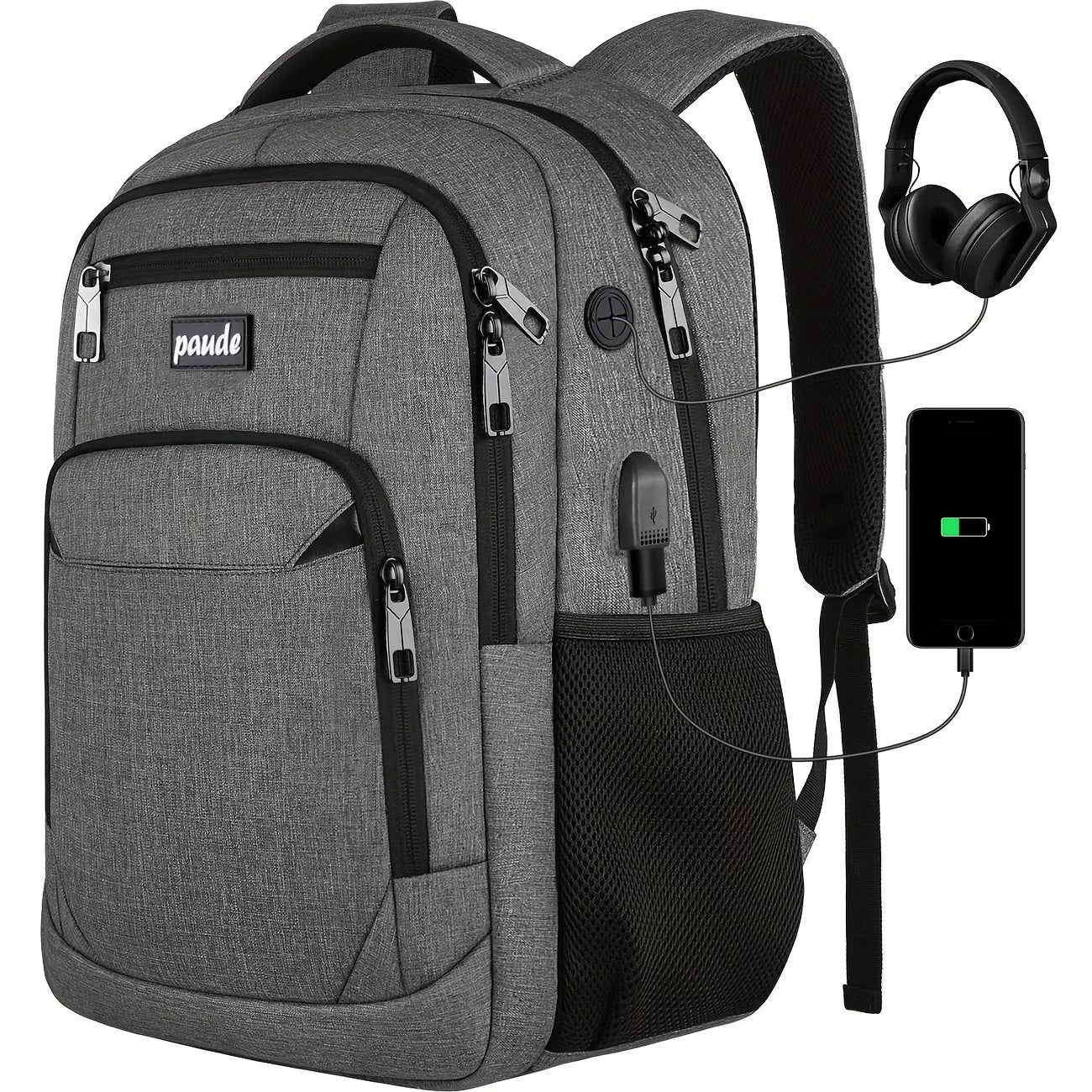USB Charging Laptop Backpack – Anti-Theft Travel & School Backpack for Men & Women